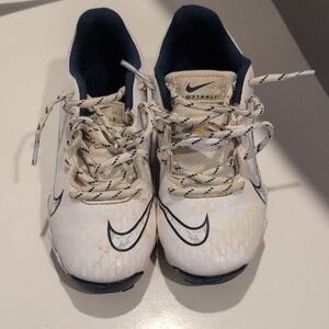 Nike Kids Cream and Black Sneakers